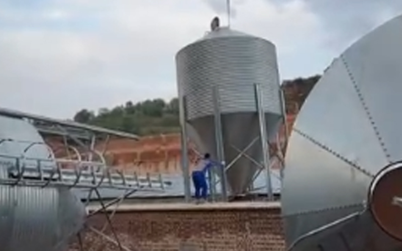 料塔料线安装调试-真正的厂家直线